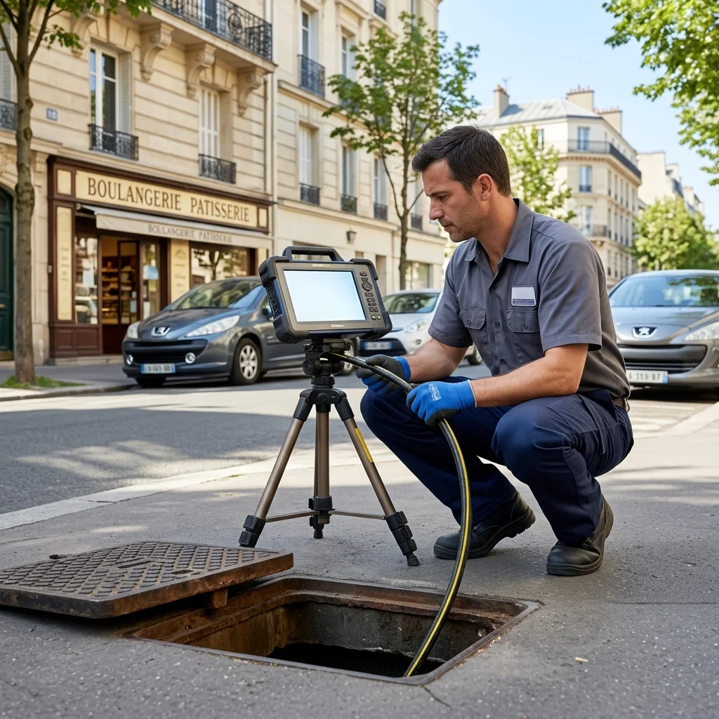 Inspection Cam&eacute;ra canalisation &middot; image &agrave; la une