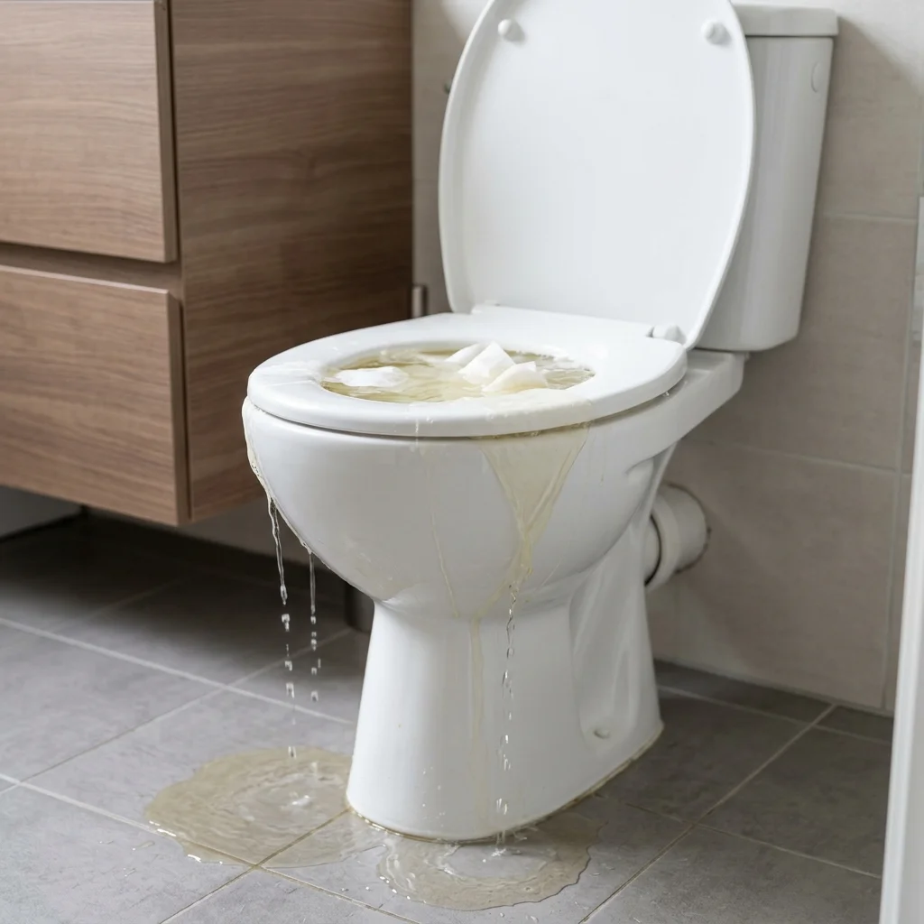 WC Bouch&eacute; qui d&eacute;borde &middot; image &agrave; la une