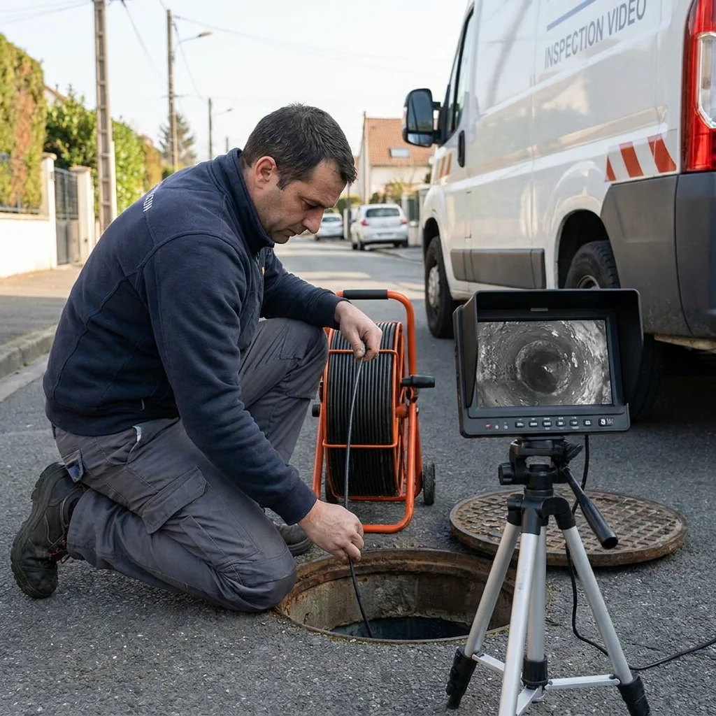 Inspection Cam&eacute;ra canalisation &middot; image &agrave; la une
