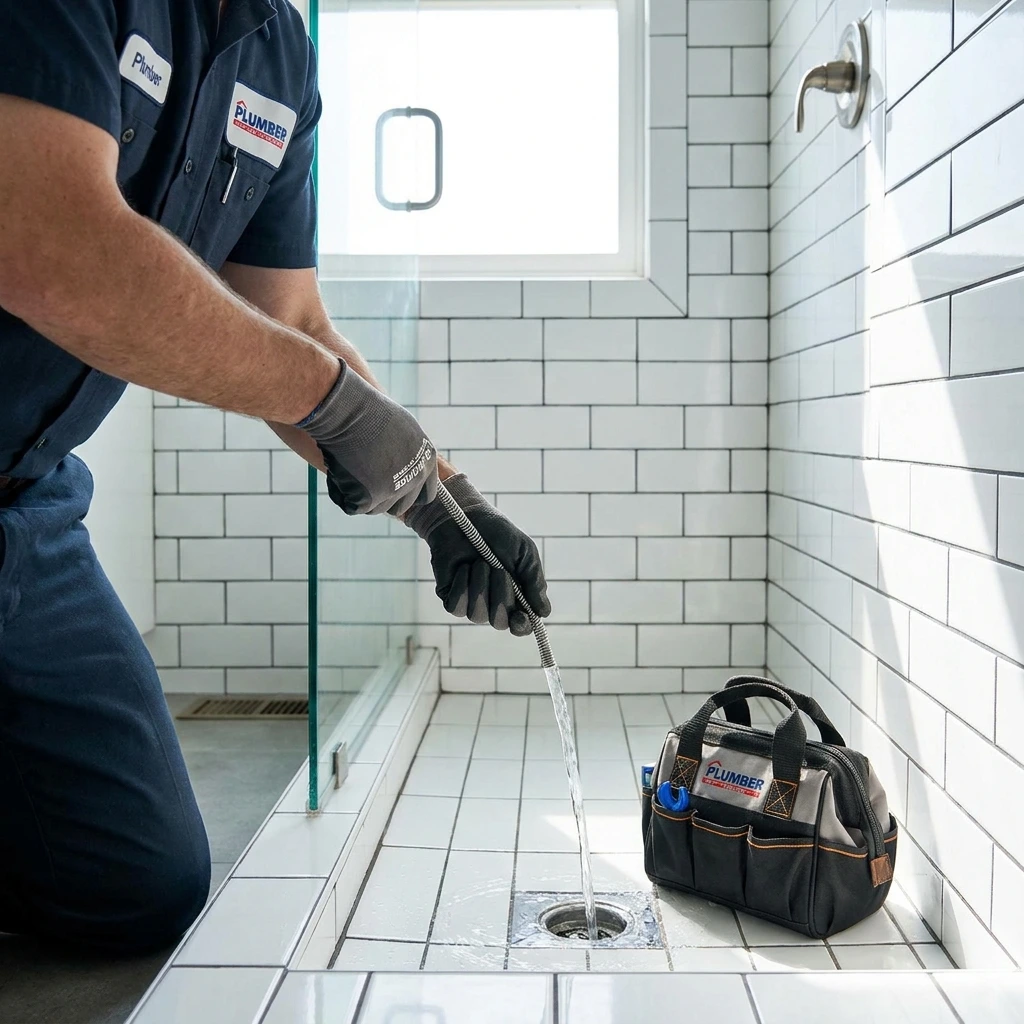 D&eacute;bouchage Douche &middot; image &agrave; la une
