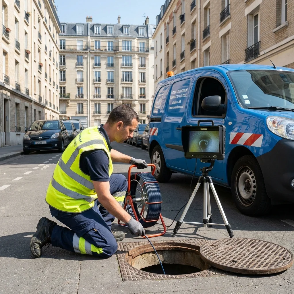 Inspection Cam&eacute;ra canalisation &middot; image &agrave; la une
