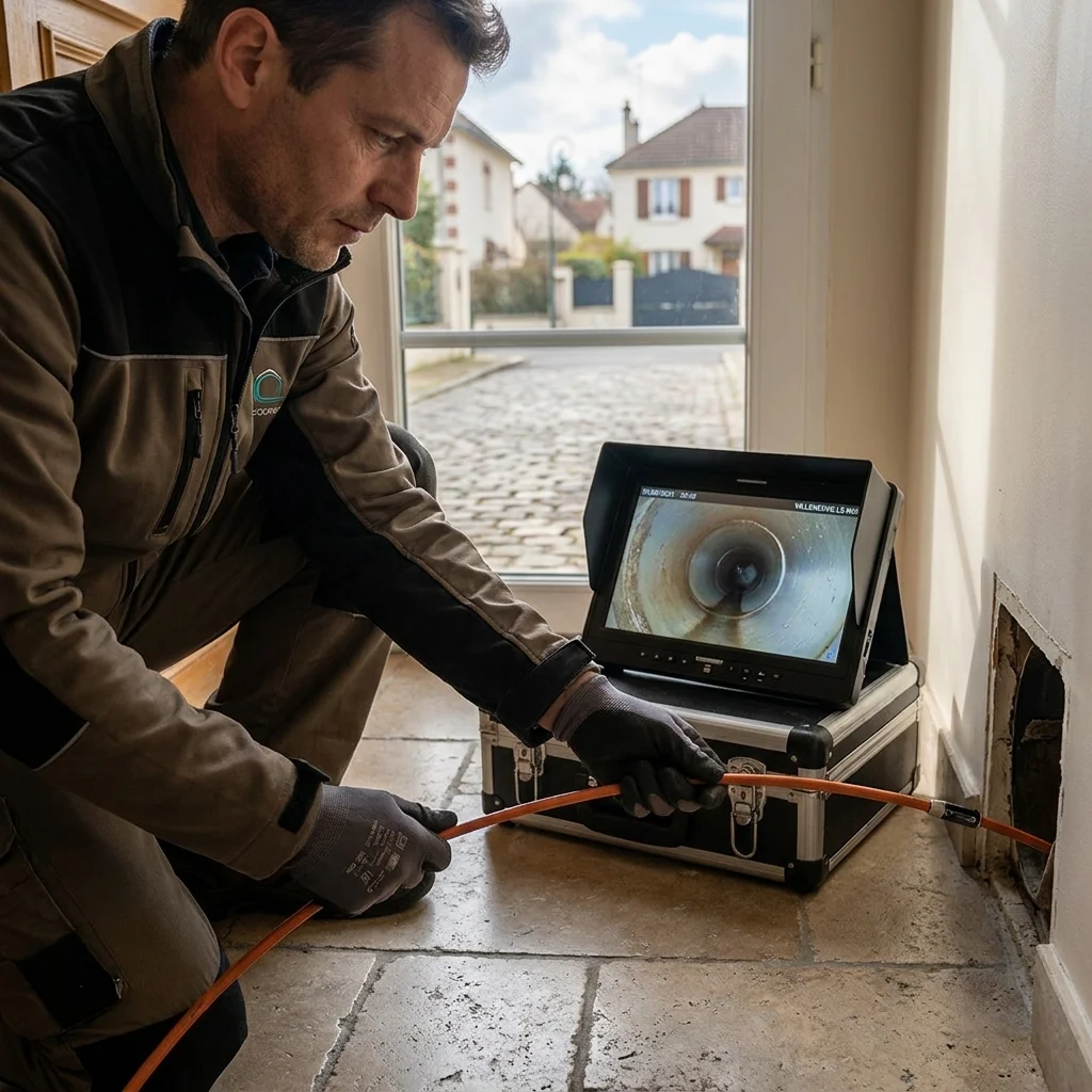 Inspection Cam&eacute;ra canalisation &middot; image &agrave; la une