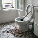 WC Bouch&eacute; qui d&eacute;borde &mdash; WC Bouch&eacute; qui d&eacute;borde &agrave; Villeneuve-le-Roi (94290) &middot; image &agrave; la une