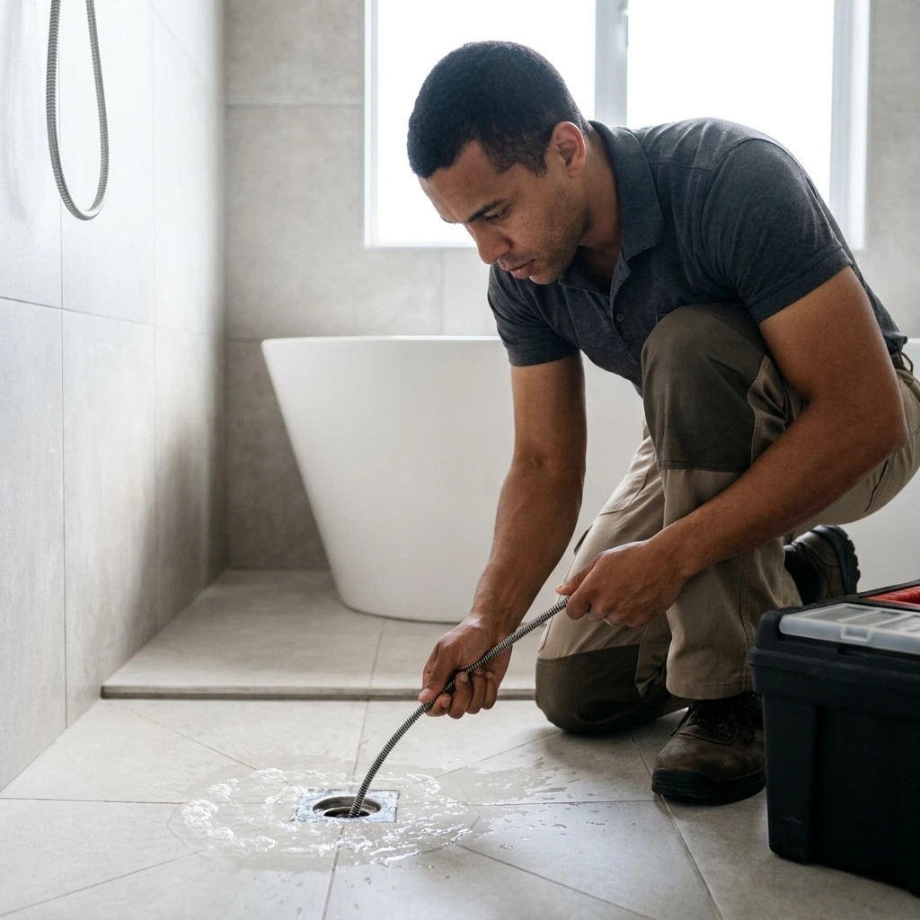 D&eacute;bouchage Douche &middot; image &agrave; la une