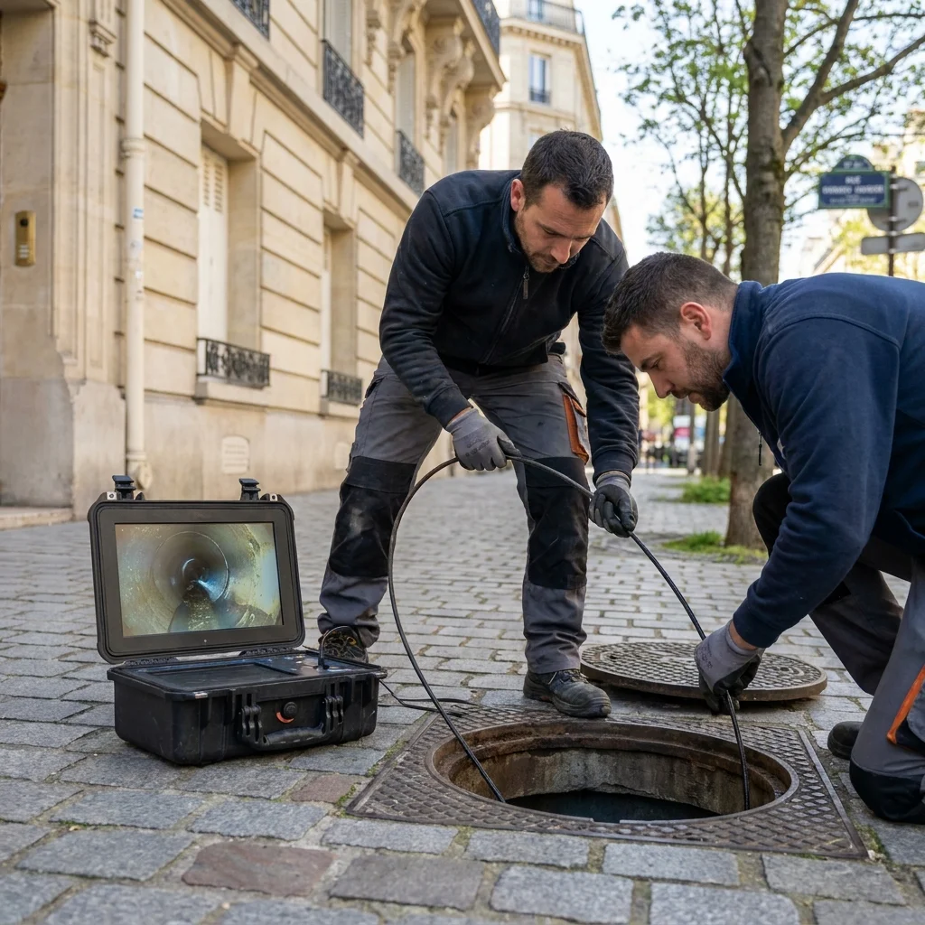 Inspection Cam&eacute;ra canalisation &middot; image &agrave; la une