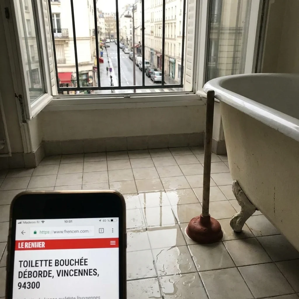 WC Bouch&eacute; qui d&eacute;borde &middot; image &agrave; la une