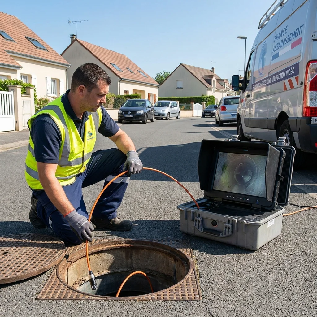 Inspection Cam&eacute;ra canalisation &middot; image &agrave; la une