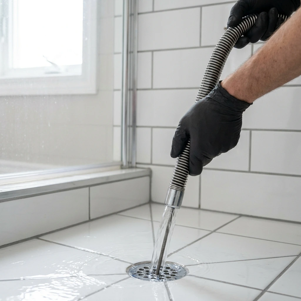 D&eacute;bouchage Douche &middot; image &agrave; la une
