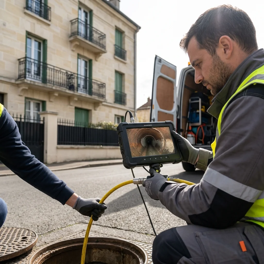 Inspection Cam&eacute;ra canalisation &middot; image &agrave; la une