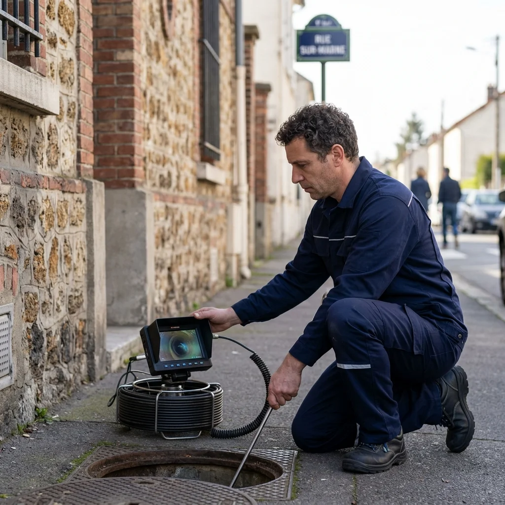 Inspection Cam&eacute;ra canalisation &middot; image &agrave; la une