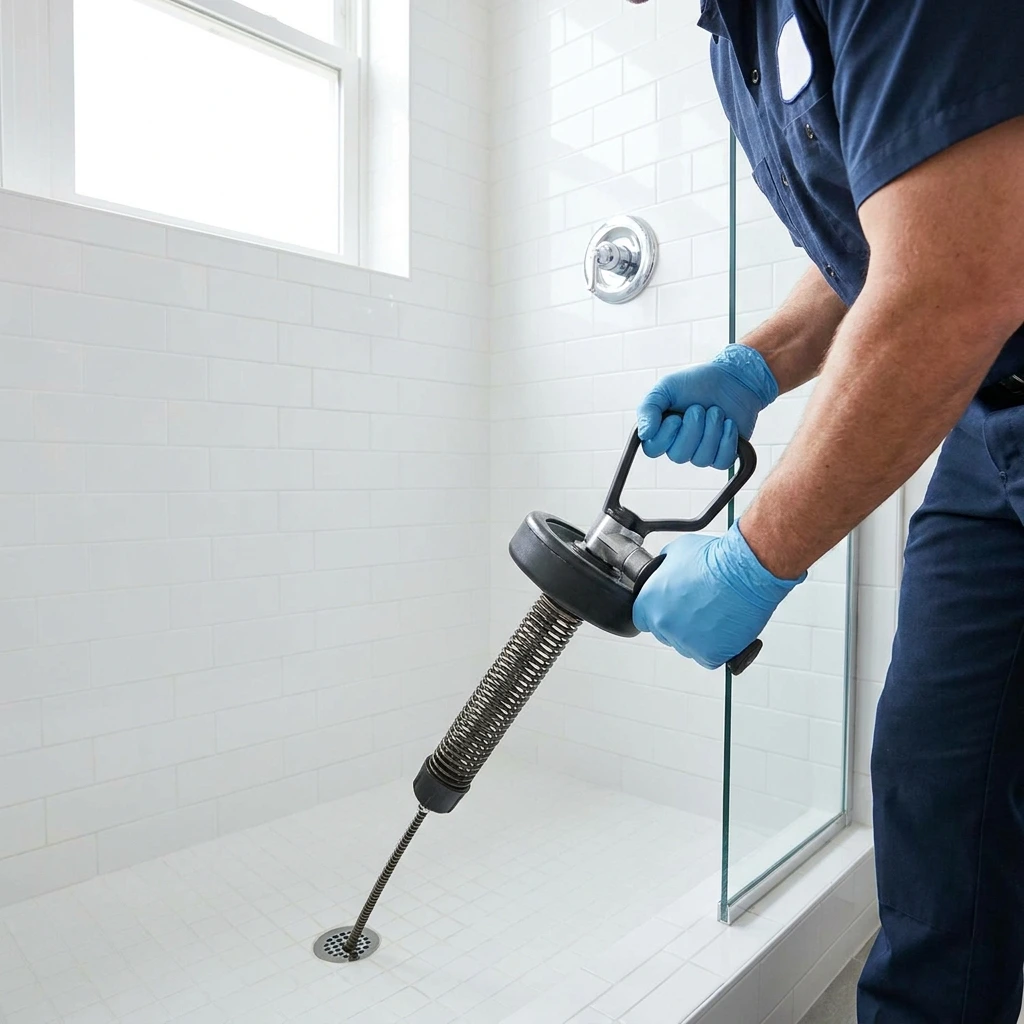 D&eacute;bouchage Douche &middot; image &agrave; la une
