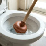 WC Bouch&eacute; qui d&eacute;borde &mdash; WC Bouch&eacute; qui d&eacute;borde &agrave; Marolles-en-Brie (94440) &middot; image &agrave; la une