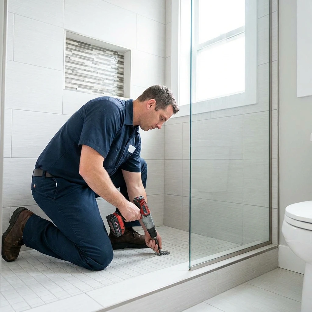 D&eacute;bouchage Douche &middot; image &agrave; la une
