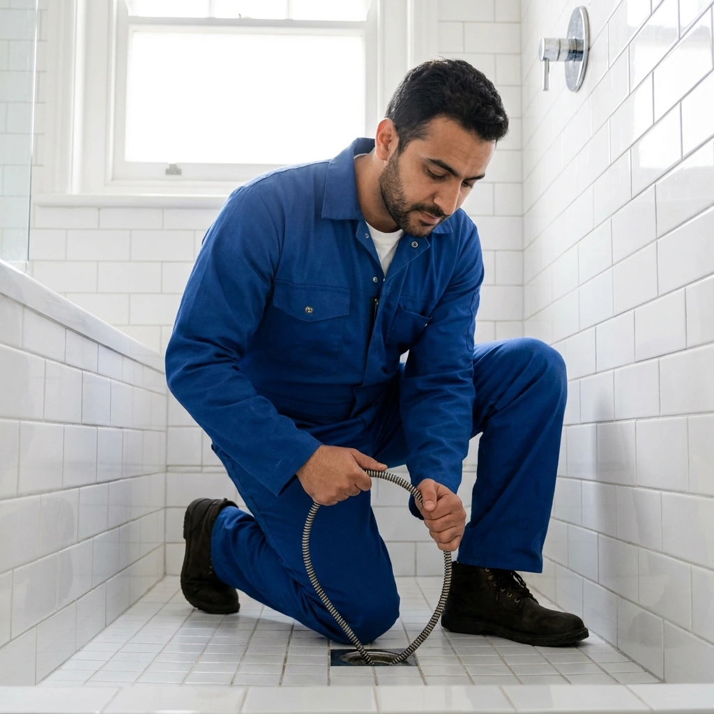 D&eacute;bouchage Douche &middot; image &agrave; la une
