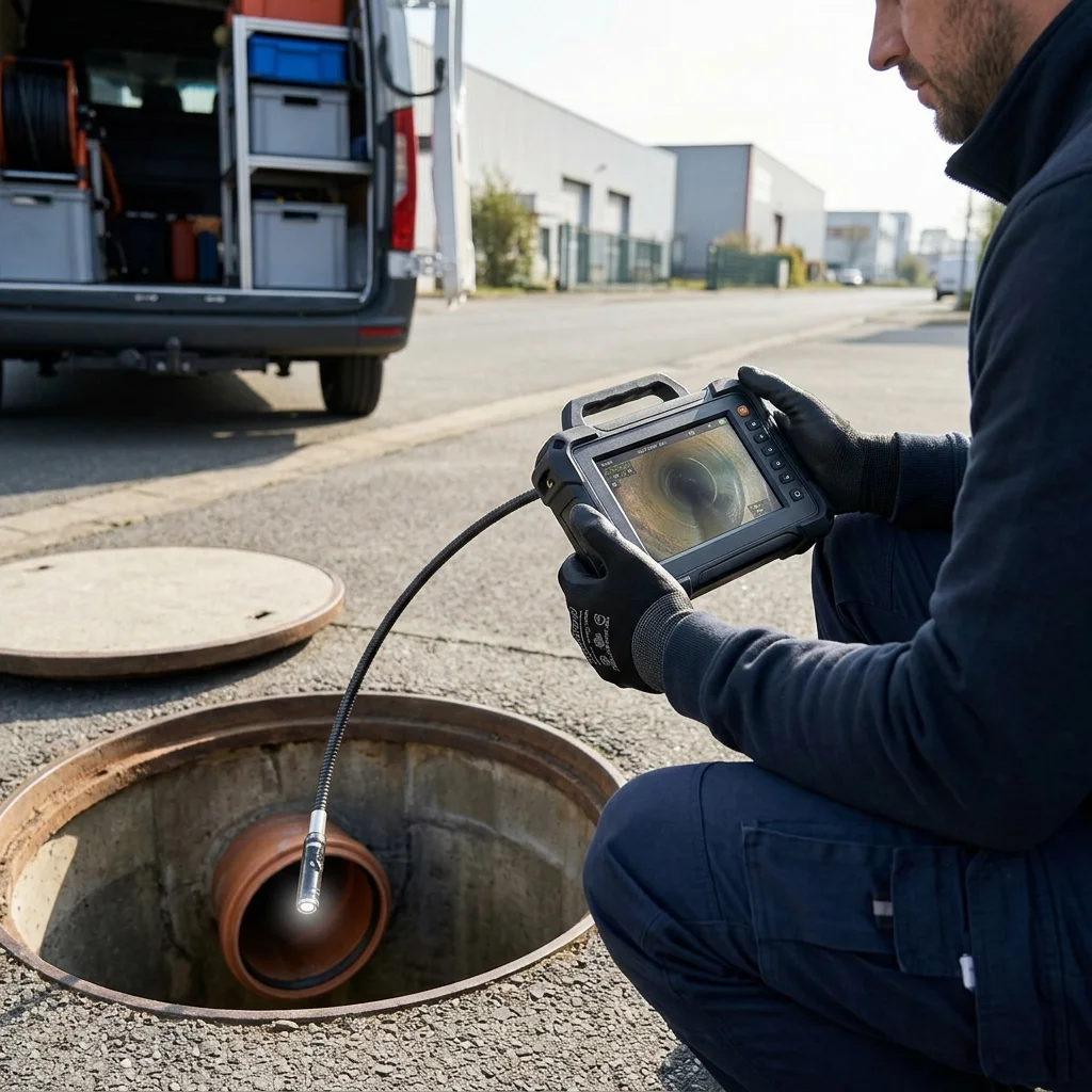 Inspection Cam&eacute;ra canalisation &middot; image &agrave; la une
