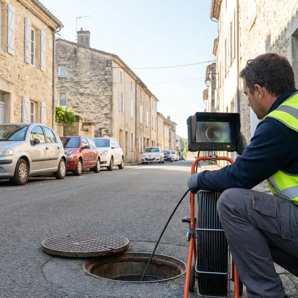 Inspection Cam&eacute;ra canalisation &middot; image &agrave; la une