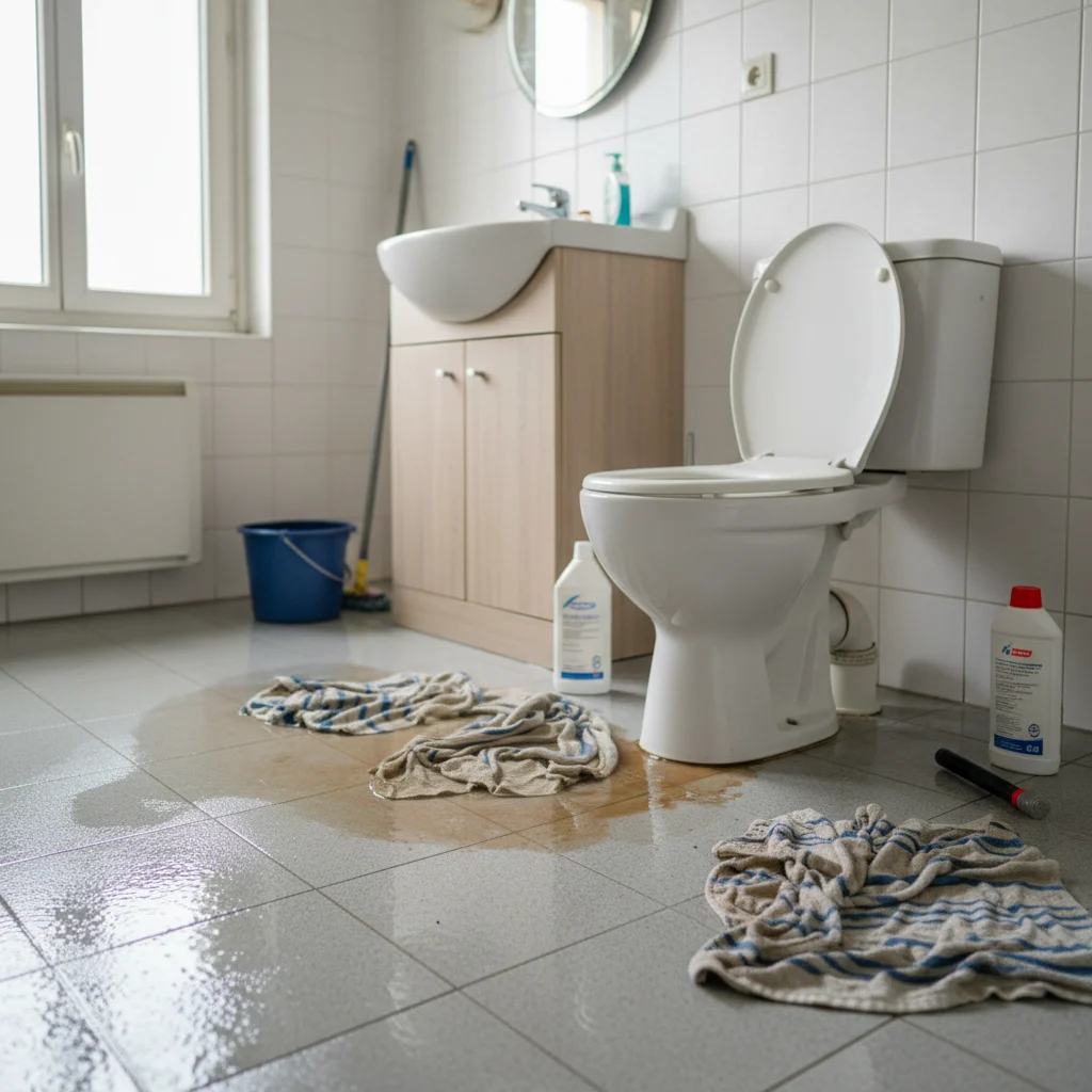 WC Bouch&eacute; qui d&eacute;borde &middot; image &agrave; la une