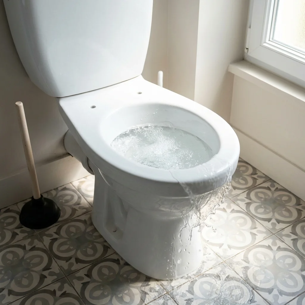 WC Bouch&eacute; qui d&eacute;borde &middot; image &agrave; la une