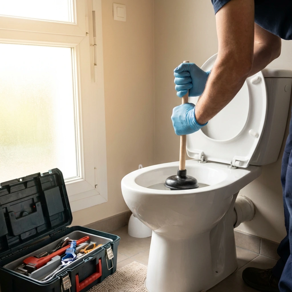 D&eacute;bouchage WC &middot; image &agrave; la une