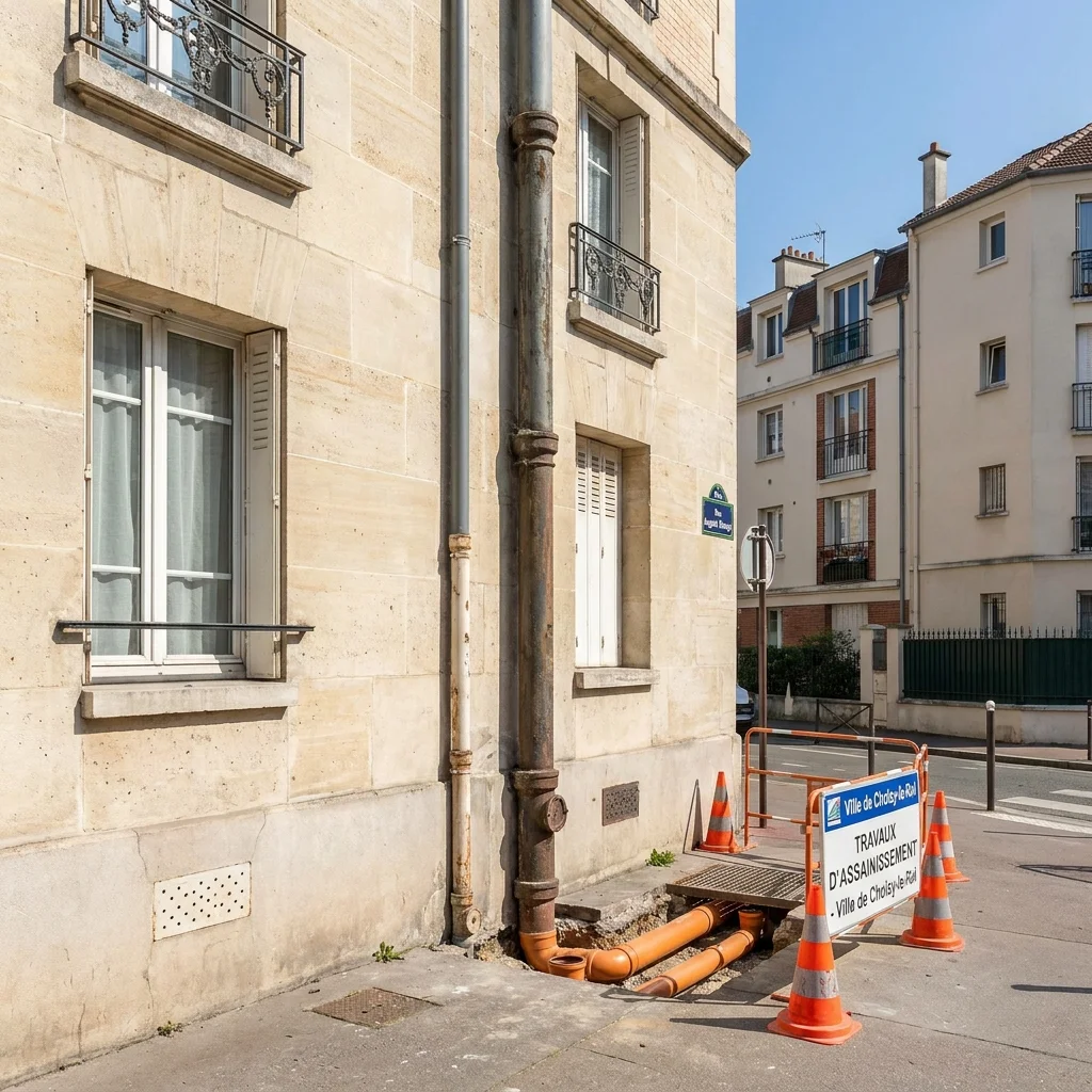 Curage Colonne immeuble &middot; image &agrave; la une