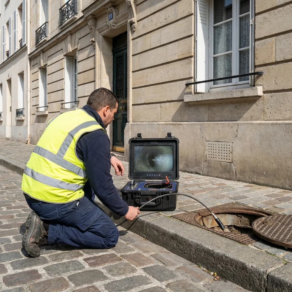 Inspection Cam&eacute;ra canalisation &middot; image &agrave; la une