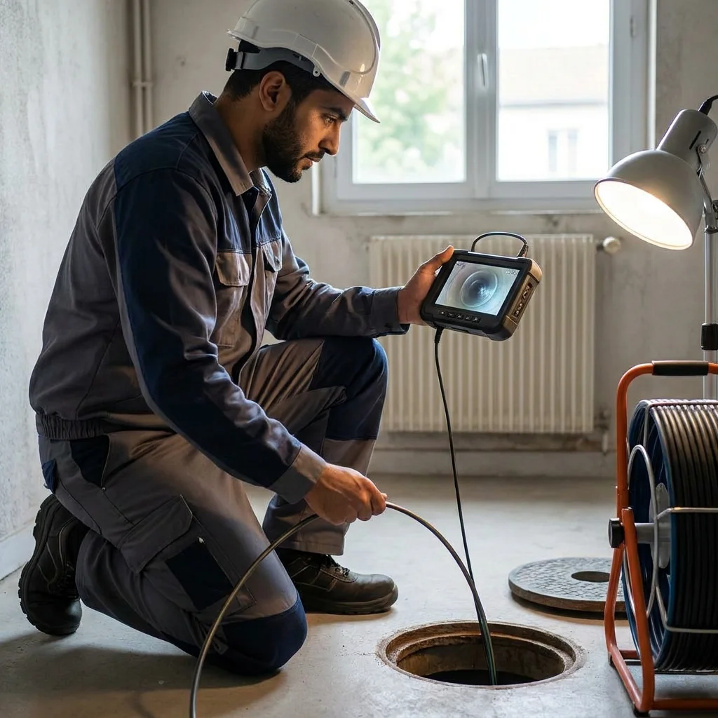 Inspection Cam&eacute;ra canalisation &middot; image &agrave; la une
