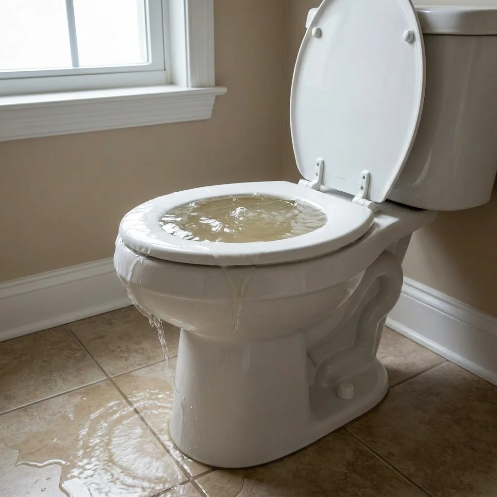 WC Bouch&eacute; qui d&eacute;borde &middot; image &agrave; la une