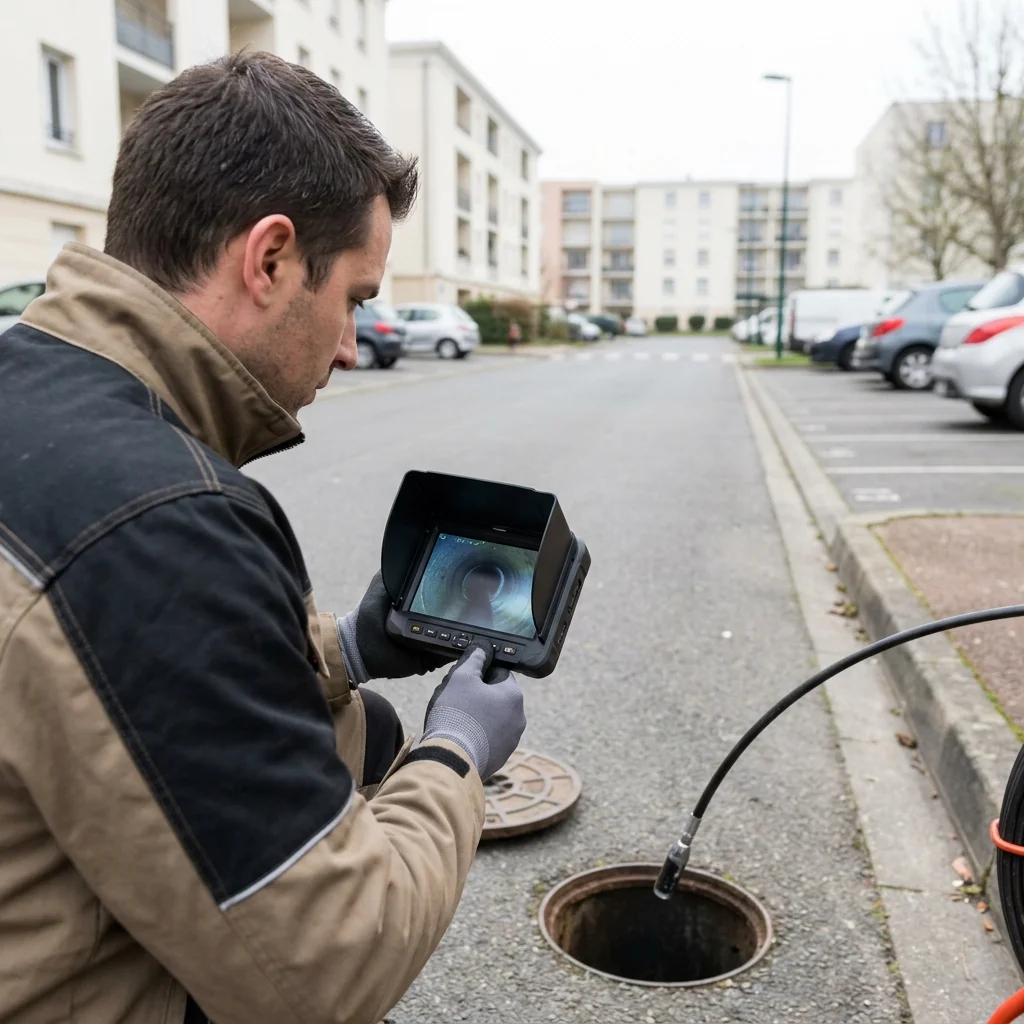 Inspection Cam&eacute;ra canalisation &middot; image &agrave; la une