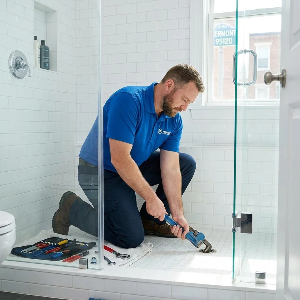 D&eacute;bouchage Douche &middot; image &agrave; la une