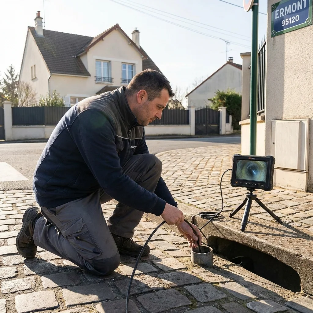 Inspection Cam&eacute;ra canalisation &middot; image &agrave; la une