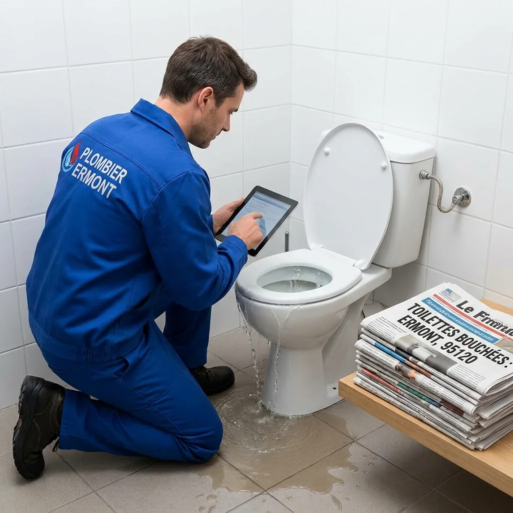 WC Bouch&eacute; qui d&eacute;borde &middot; image &agrave; la une