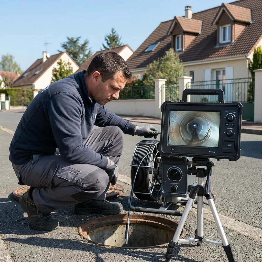 Inspection Cam&eacute;ra canalisation &middot; image &agrave; la une