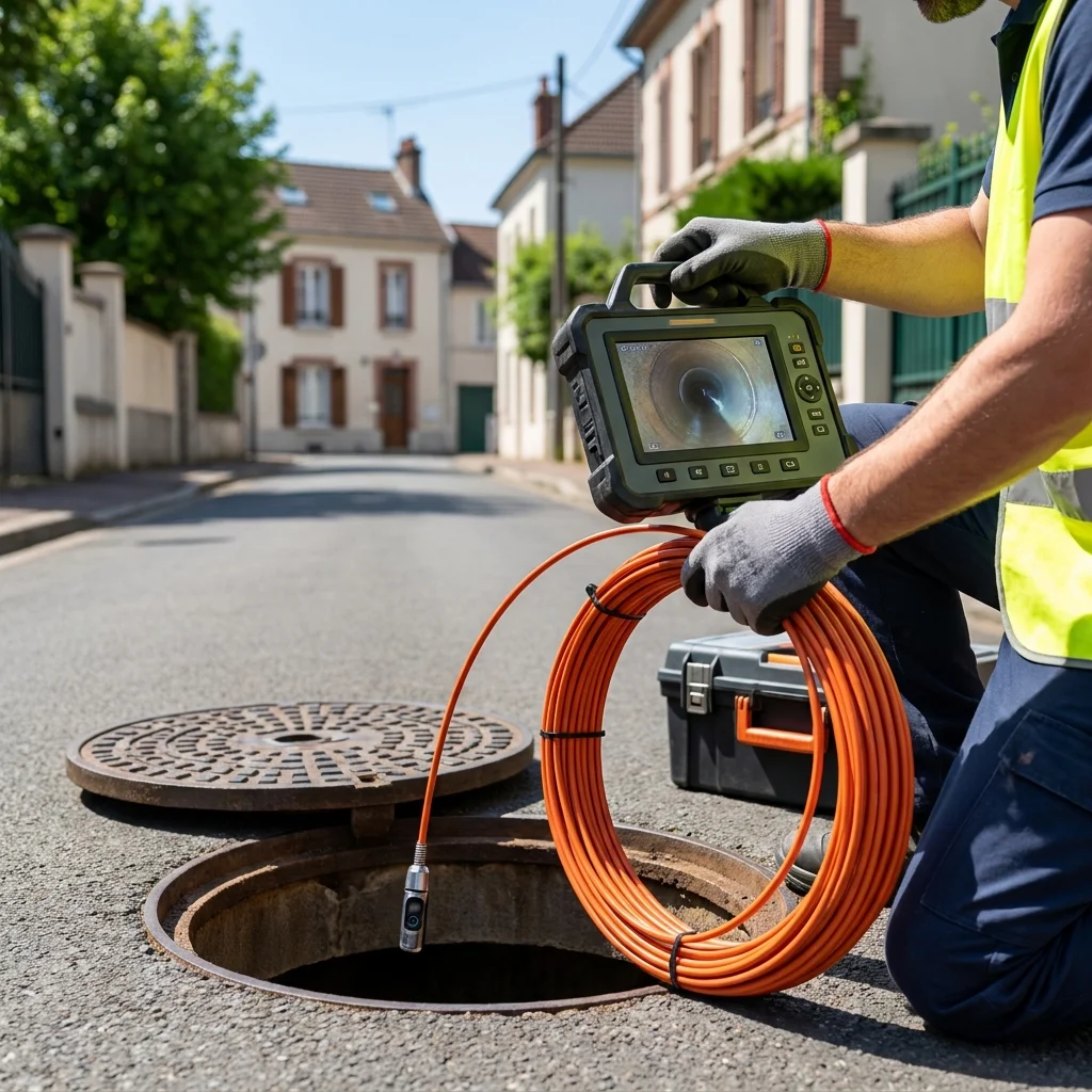 Inspection Cam&eacute;ra canalisation &middot; image &agrave; la une