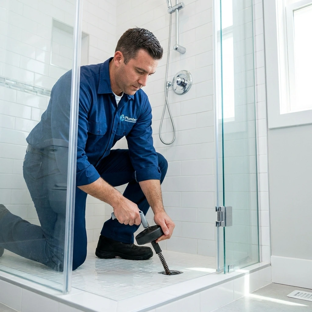D&eacute;bouchage Douche &middot; image &agrave; la une