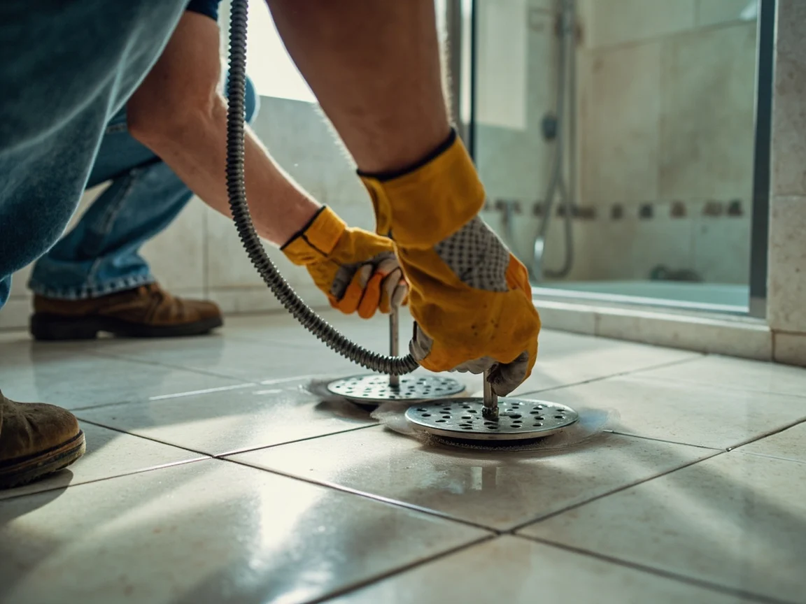 D&eacute;bouchage Douche &middot; image &agrave; la une