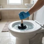 WC Bouch&eacute; qui d&eacute;borde &mdash; WC Bouch&eacute; qui d&eacute;borde &agrave; Goussainville (95190) &middot; image &agrave; la une