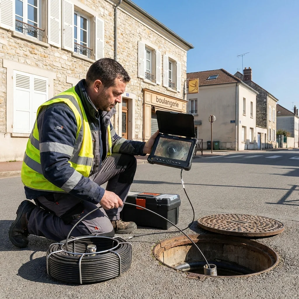 Inspection Cam&eacute;ra canalisation &middot; image &agrave; la une