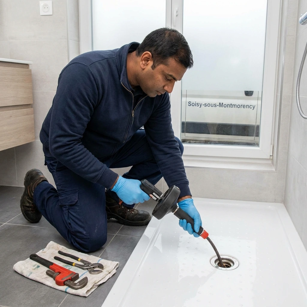 D&eacute;bouchage Douche &middot; image &agrave; la une