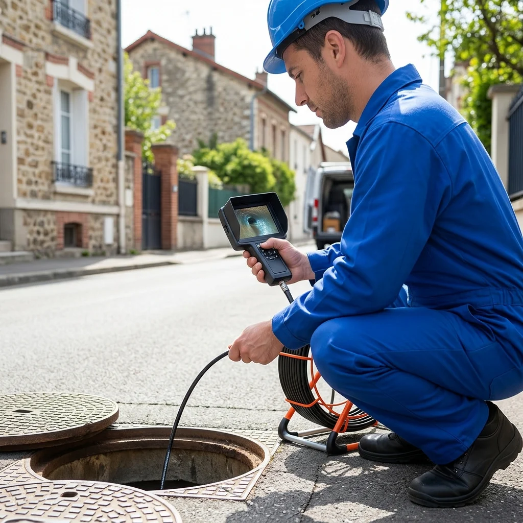 Inspection Cam&eacute;ra canalisation &middot; image &agrave; la une