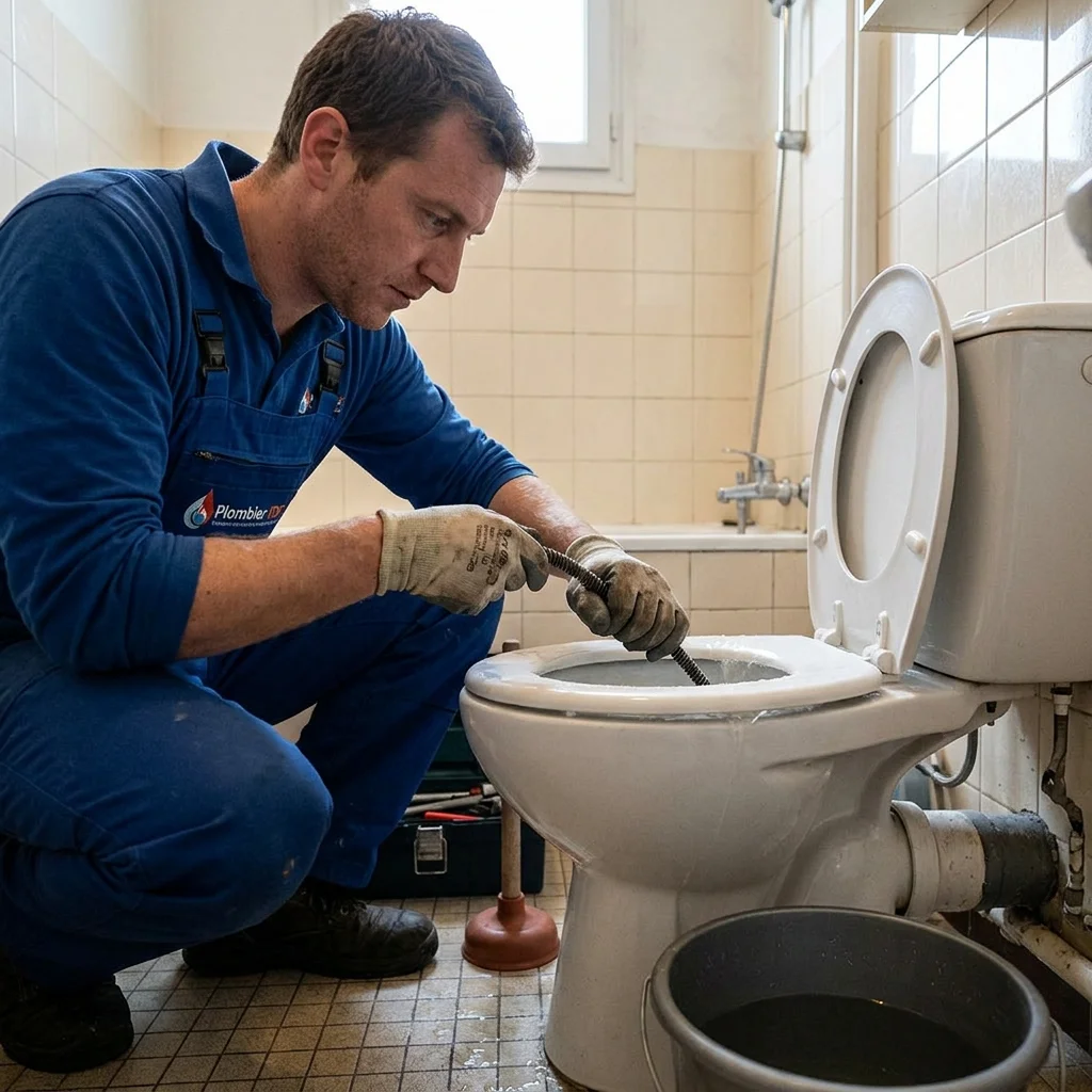 WC Bouch&eacute; qui d&eacute;borde &middot; image &agrave; la une
