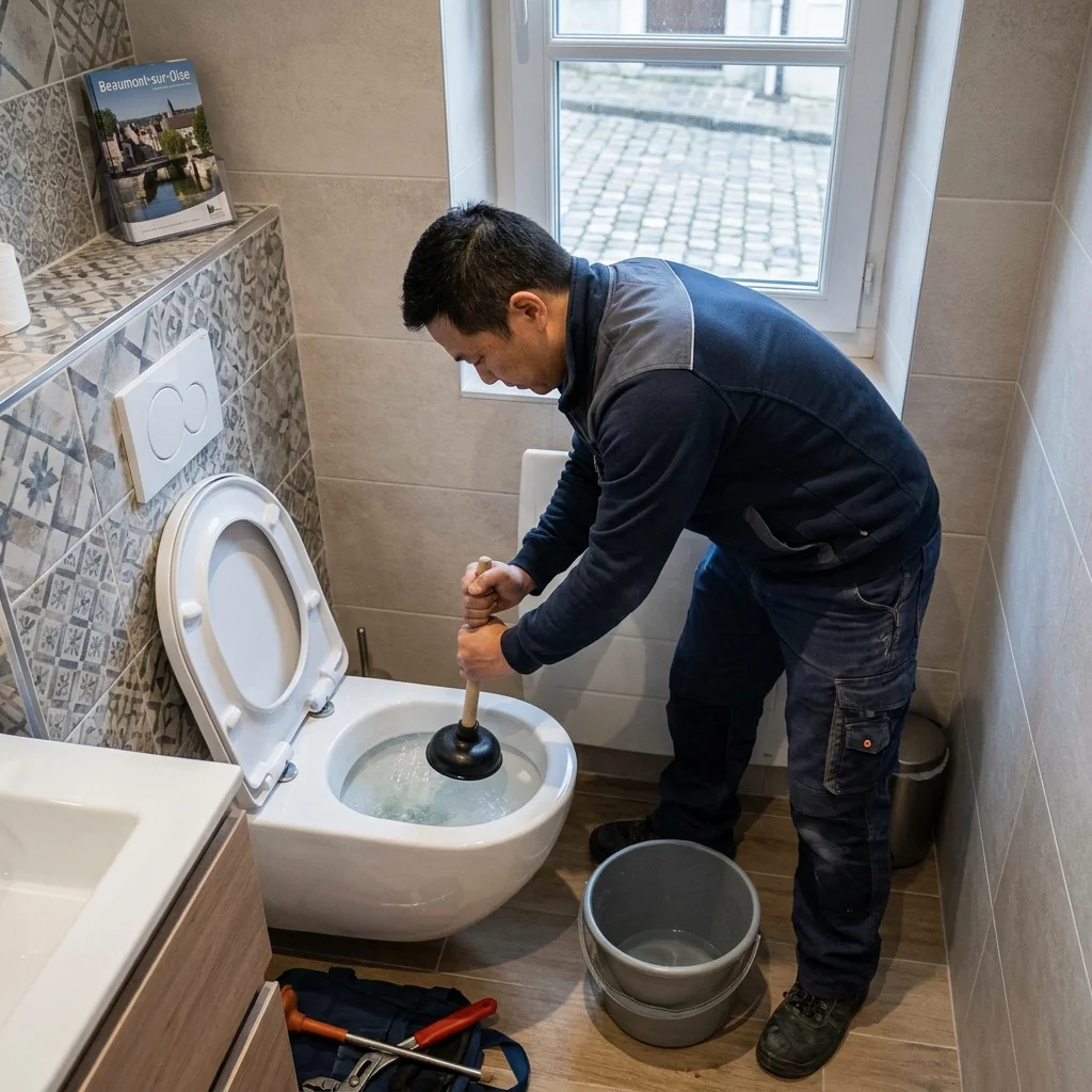 WC Bouch&eacute; qui d&eacute;borde &middot; image &agrave; la une