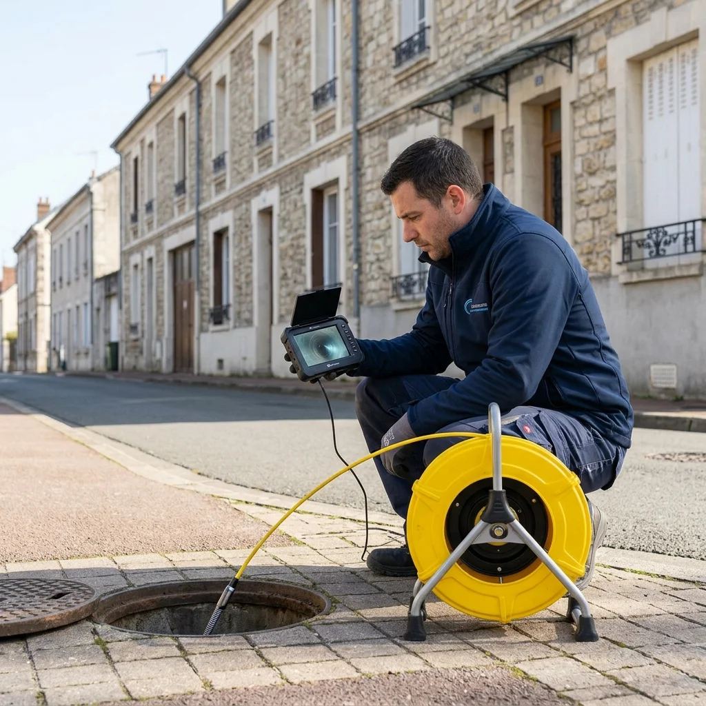 Inspection Cam&eacute;ra canalisation &middot; image &agrave; la une