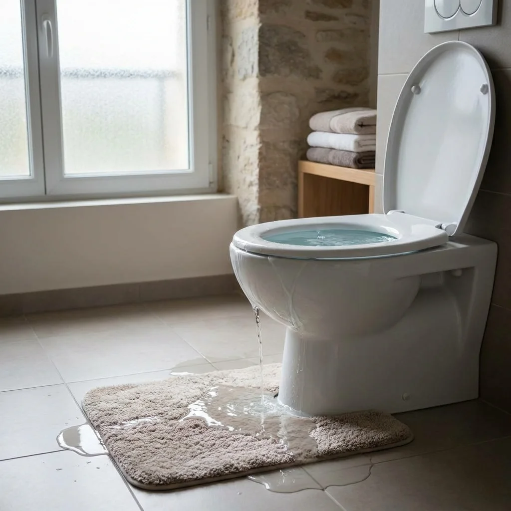 WC Bouch&eacute; qui d&eacute;borde &middot; image &agrave; la une
