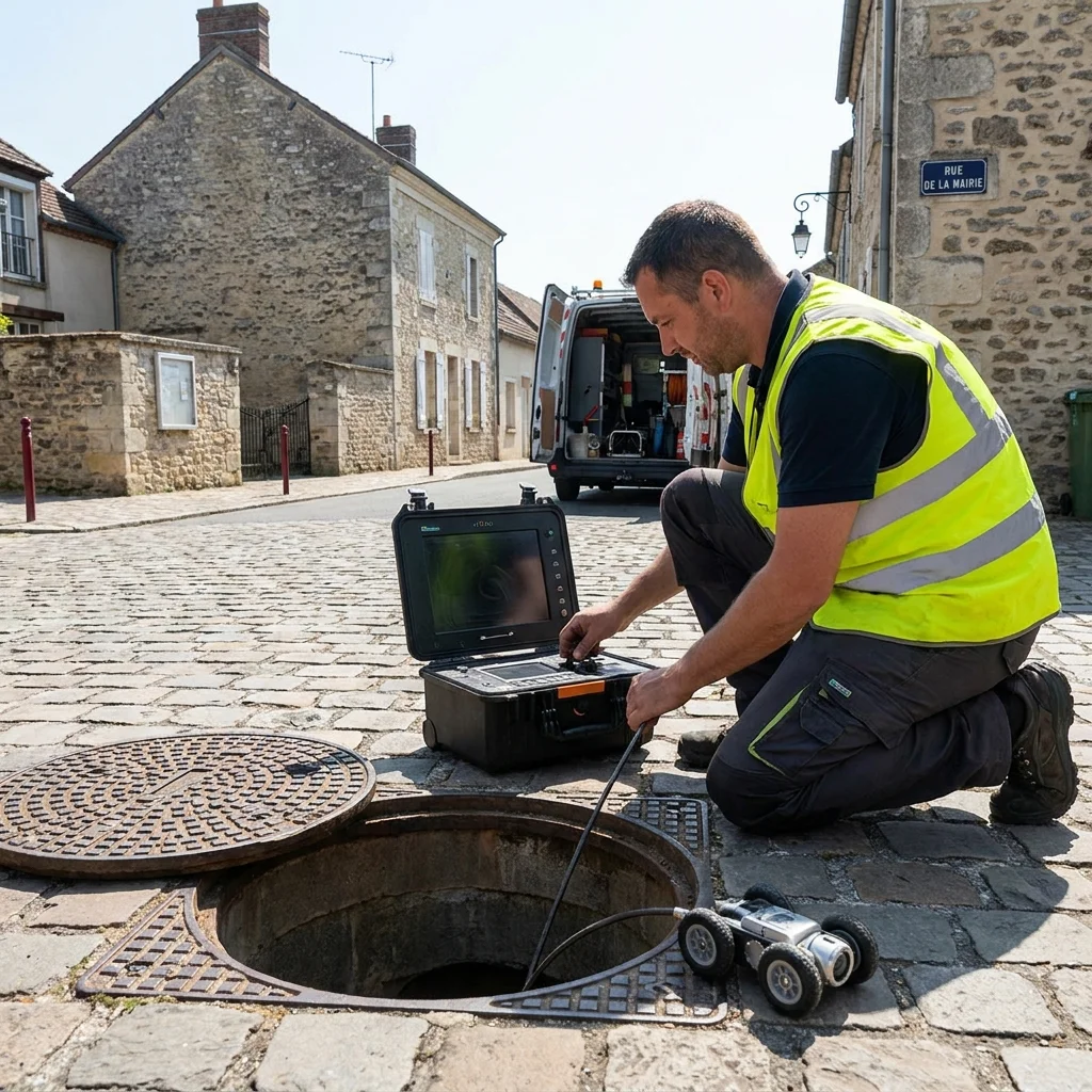 Inspection Cam&eacute;ra canalisation &middot; image &agrave; la une