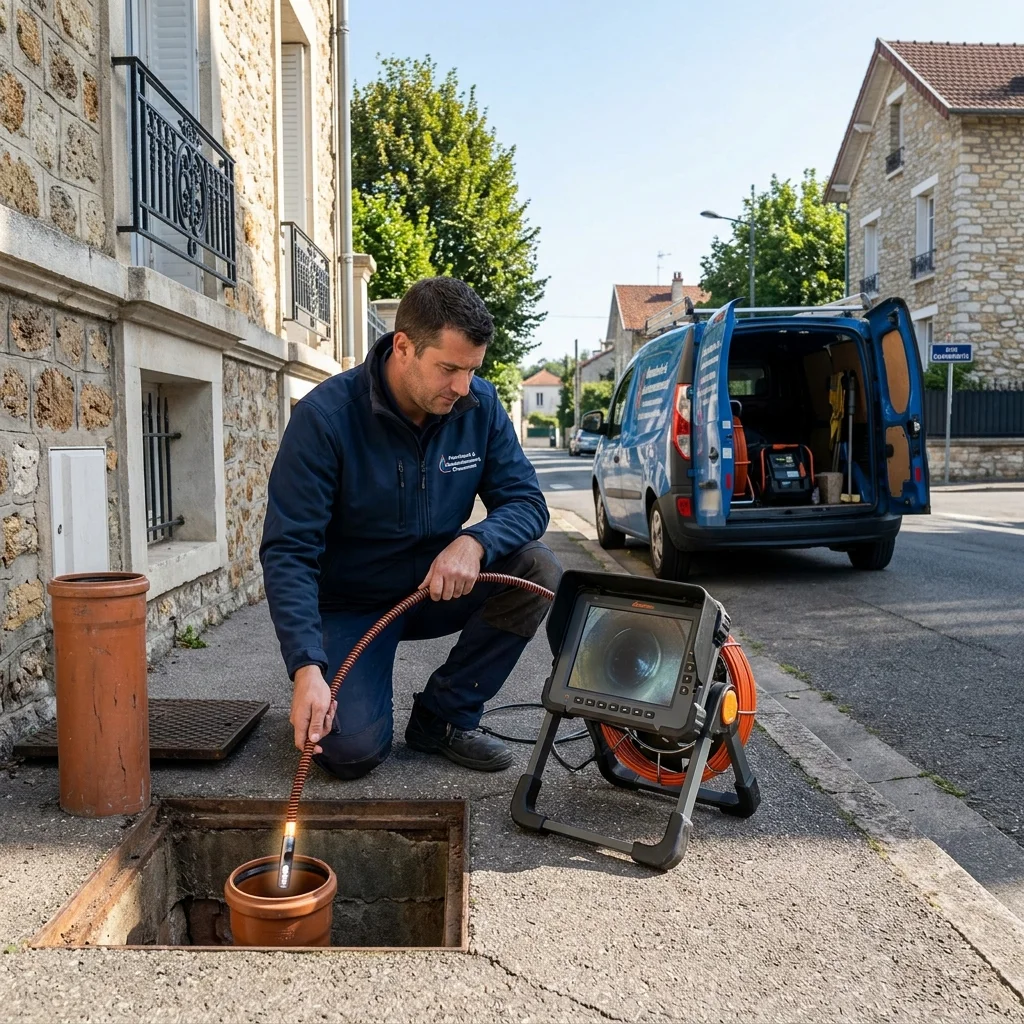 Inspection Cam&eacute;ra canalisation &middot; image &agrave; la une