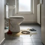WC Bouch&eacute; qui d&eacute;borde &mdash; WC Bouch&eacute; qui d&eacute;borde &agrave; Saint-Martin-du-Tertre (95270) &middot; image &agrave; la une