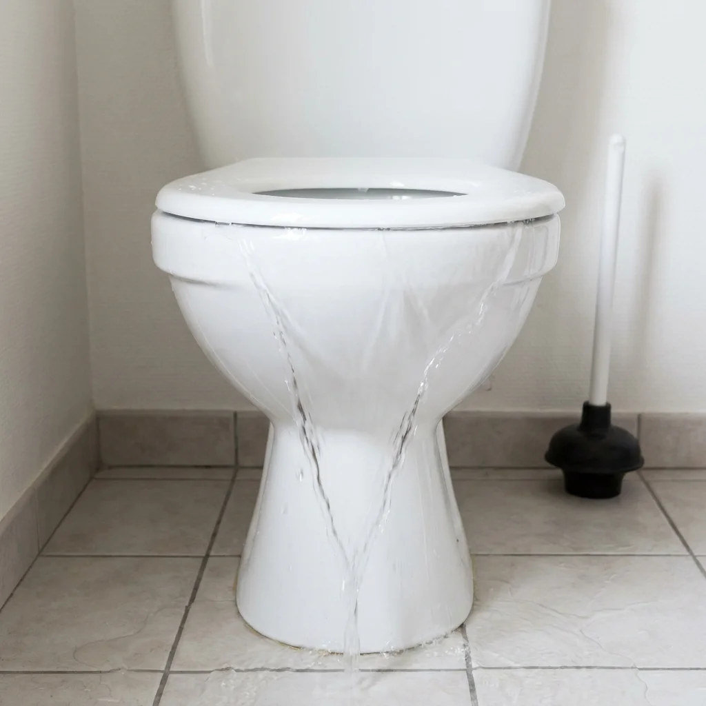 WC Bouch&eacute; qui d&eacute;borde &middot; image &agrave; la une