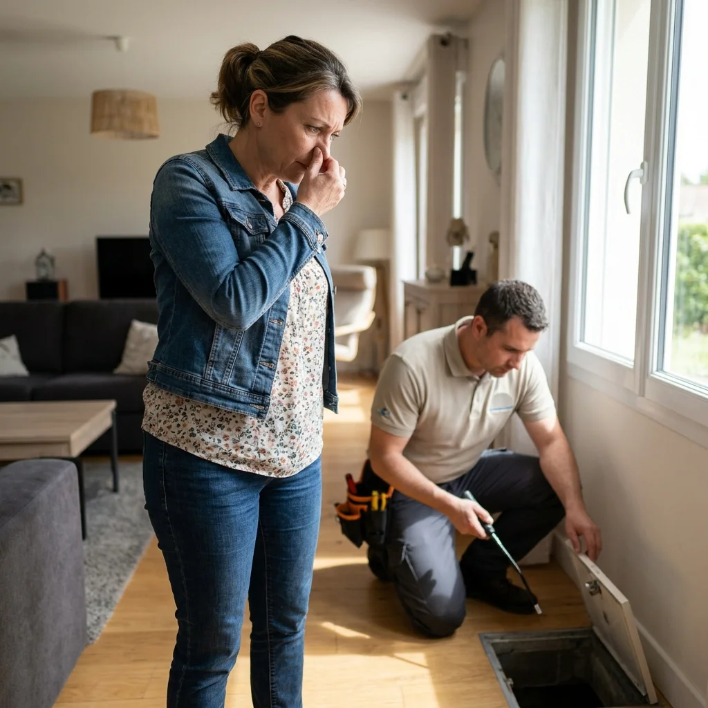 Odeur &Eacute;gout maison &middot; image &agrave; la une