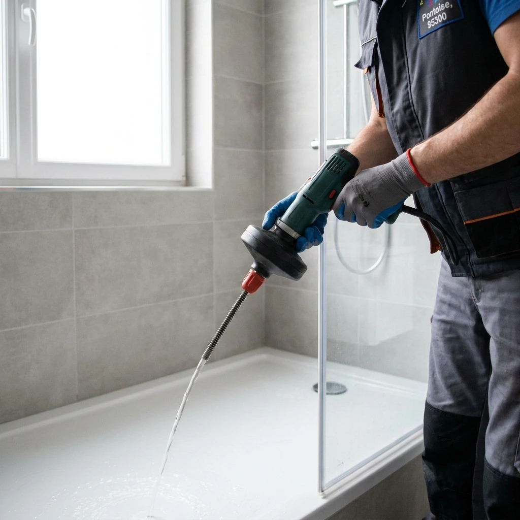 D&eacute;bouchage Douche &middot; image &agrave; la une