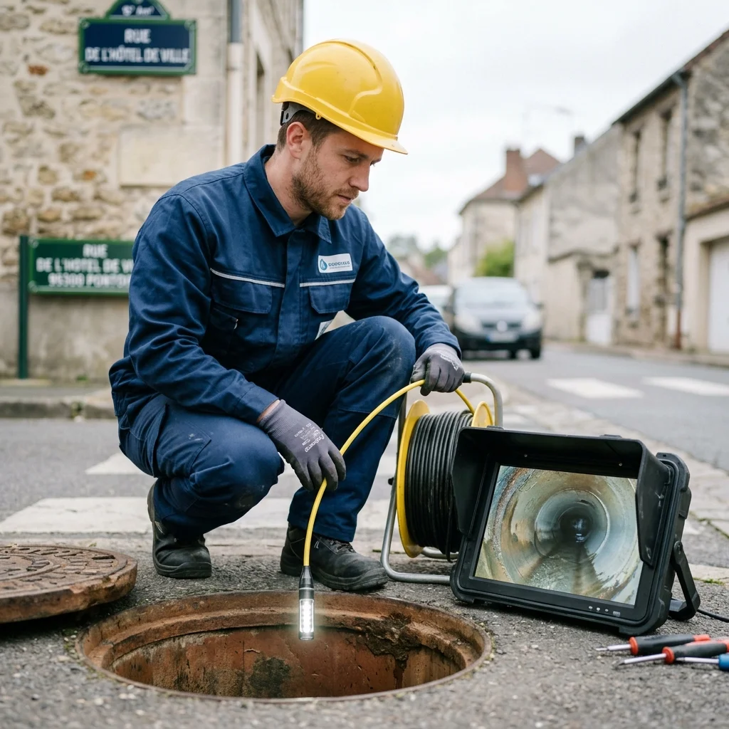 Inspection Cam&eacute;ra canalisation &middot; image &agrave; la une